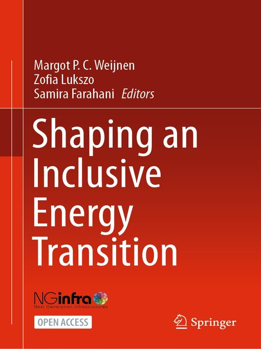 Title details for Shaping an Inclusive Energy Transition by Margot P. C. Weijnen - Available